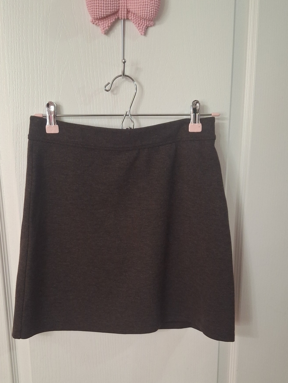 SOPHIA MAX Women's Chocolate Brown A-Line Stretch Skirt NWT Size XS